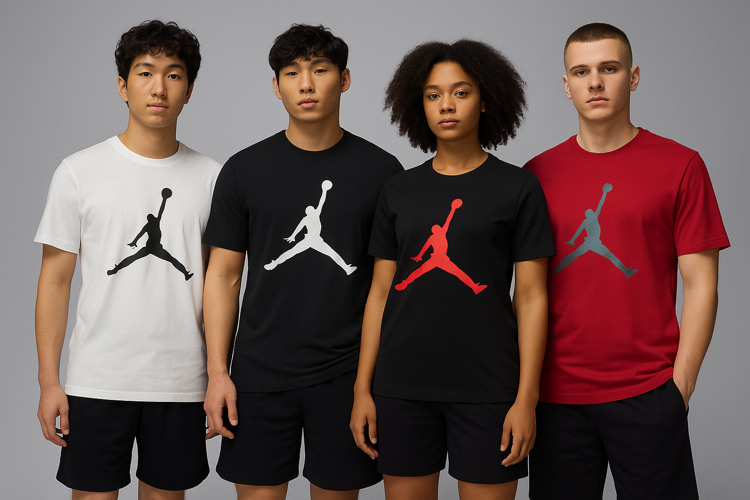 Combo 4x1 Remeras Jordan Jumpman